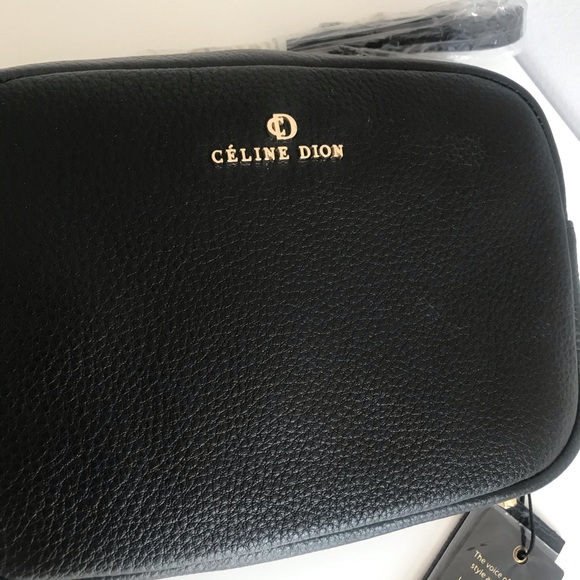 Celine Dion Black Pebble Leather Shoulder Crossbody Bag- Gold hardware - Picture 16 of 16